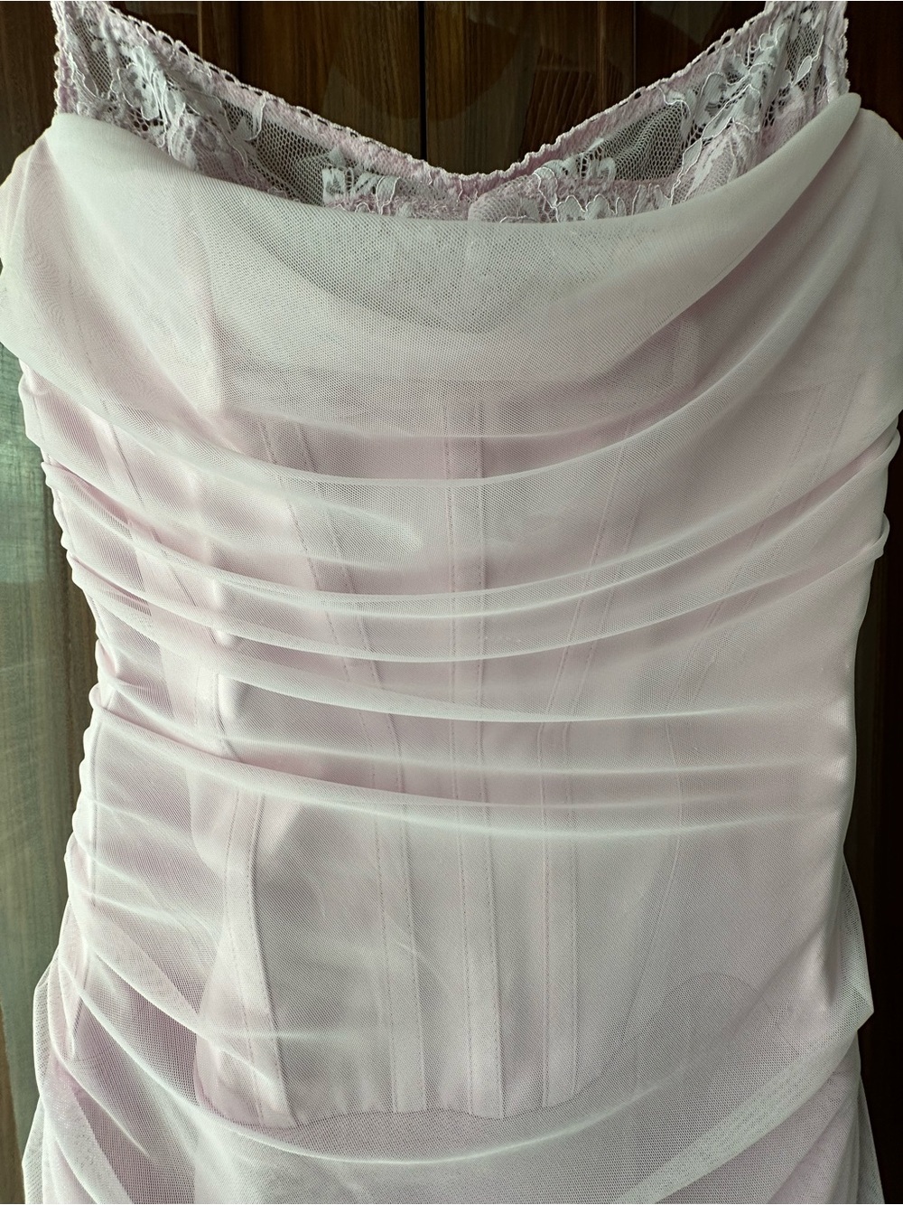 Like new NALINI Cotton Candy Corset Maxi Dress